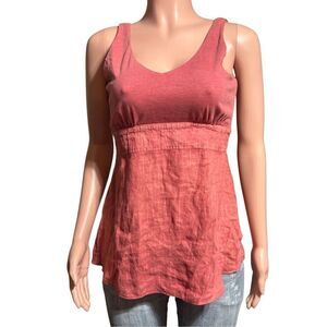 Pulp V-neck peplum Sleeveless tight back blouse S